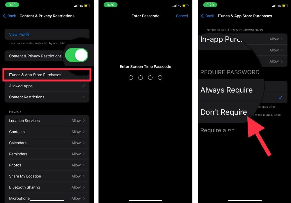 Turn off App Store password on iPhone and iPad