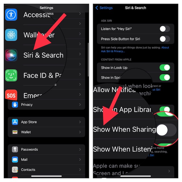 Completely Turn Off Siri Contact Suggestions in Share Sheet on iOS and iPadOS 