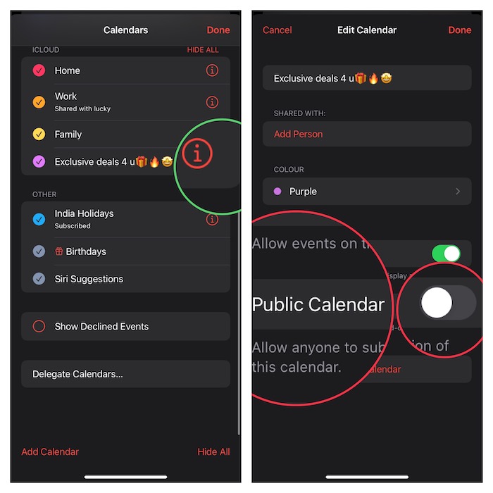 How to Make an iCloud Calendar Public on iPhone and iPad