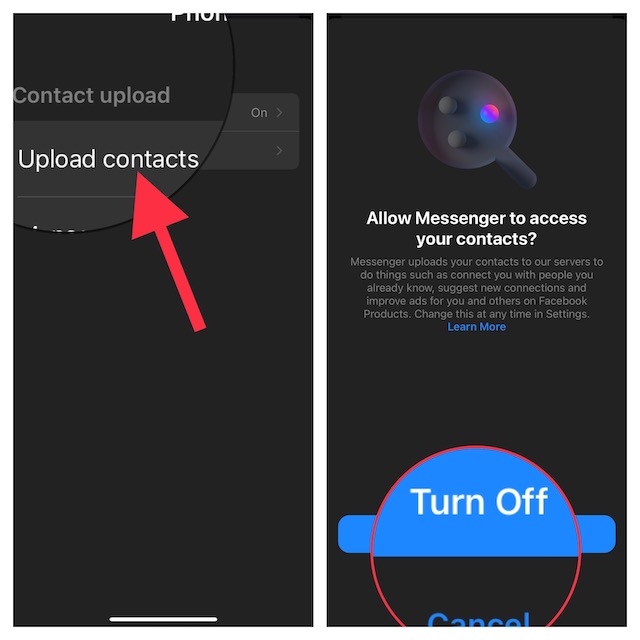 Stop Uploading Your Contacts on Facebook Messenger on iPhone and Android 