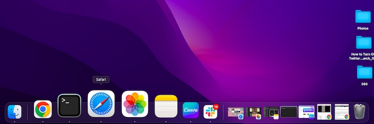 Force Mac to show only open apps in Dock 