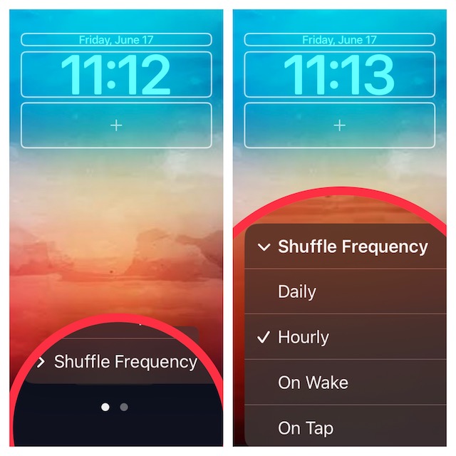 Change Shuffle frequency on iPhone