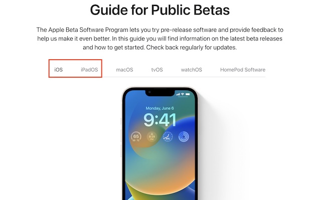 Download and install iOS 16 public beta 