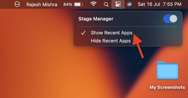 Permanently Show Stage Manger on your Mac’s Screen