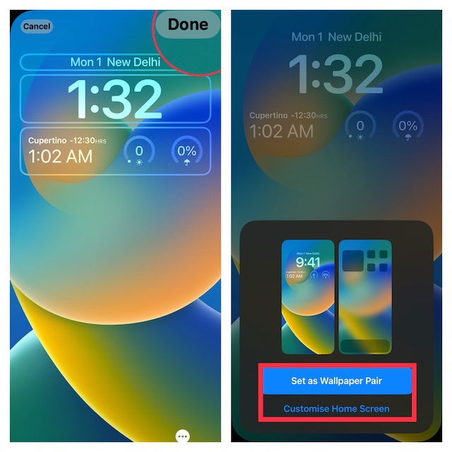 Customize iPhone Lock Screen with widgets 