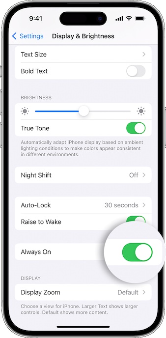 How to Enable Always-On Display on iPhone 14 Pro/14 Pro Max