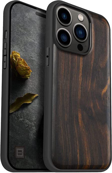 Carveit Magnetic Wood Case for iPhone 14 Pro 