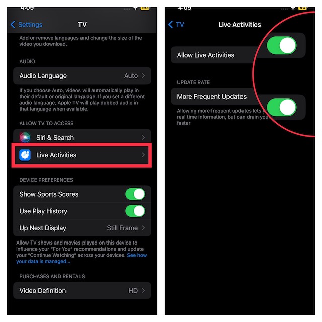 Enable More Frequent Updates for Live Activities on iPhone