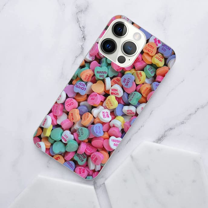 Valentines Day Hearts Print Case