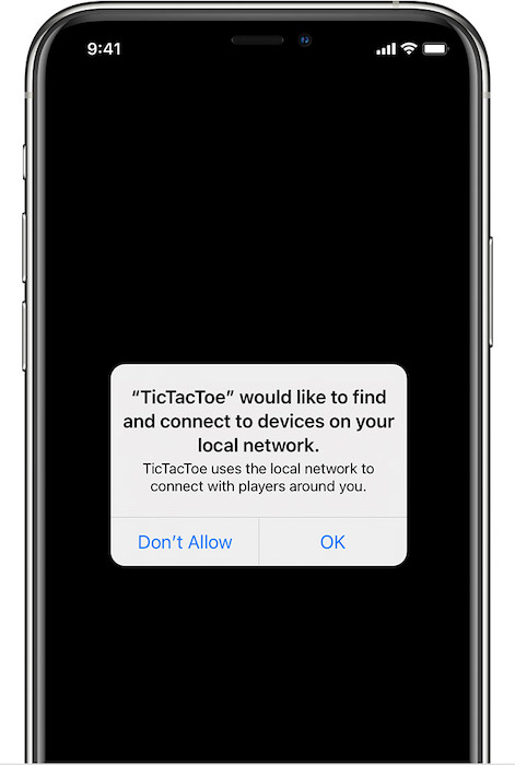 What is local network on iPhone and iPad