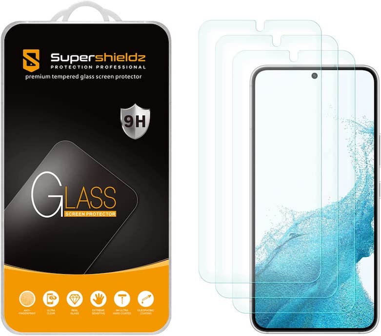 4. Supershieldz Tempered Glass Screen Guard with 9H Hardness