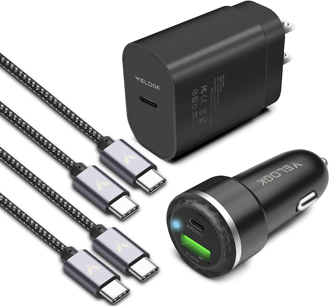 Velogk USB C Charger and Car Charger