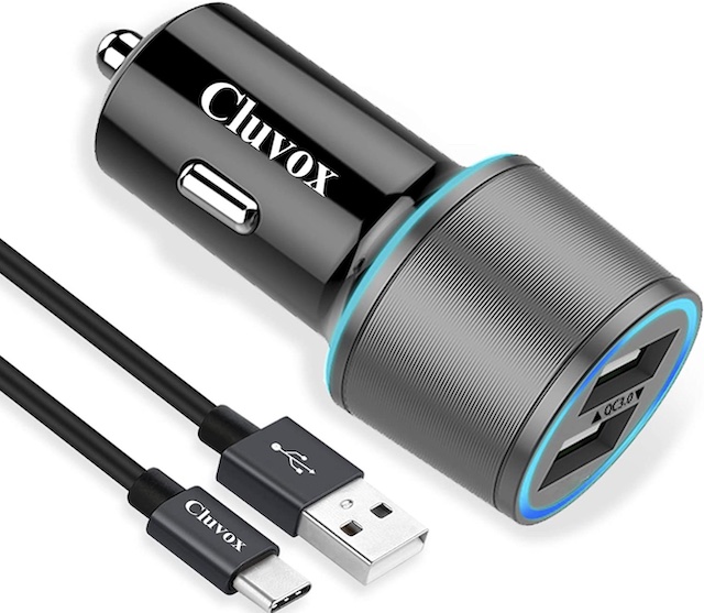 Cluvox USB C Car Charger