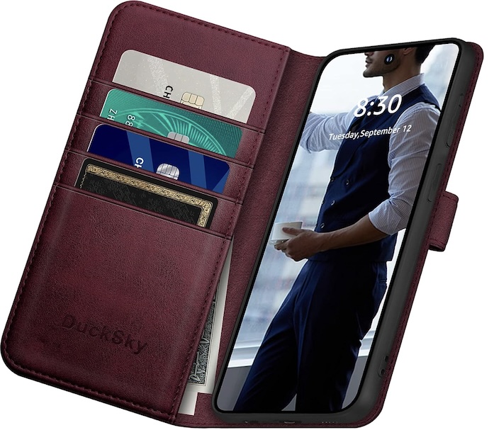 Florence Samsung Galaxy S23 Ultra Leather Card Holder Wallet Case with S  Pen - Venito – Venito Leather