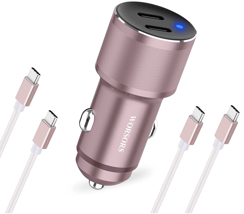 Worsors 60W USB C Car Charger