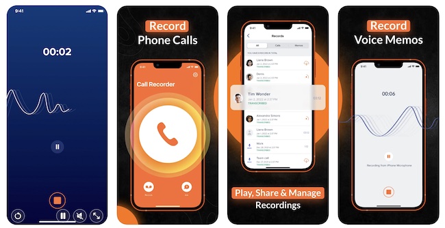 iCall call recorder for iPhone