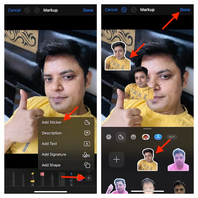 Add Live Sticker to your Photo