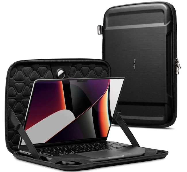 Spigen Rugged Armor Pro Hard Shell Protective Laptop Sleeve Compatible with New MacBook Air 15 inch