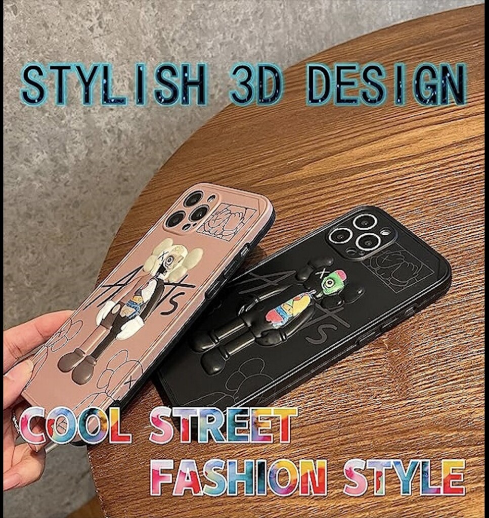 BAXXYO Cool iPhone 14 Pro Max Case Cartoon 3D Cover Design