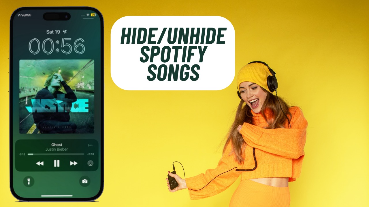 Скрыть или показать песни в Spotify на iPhone и Android 