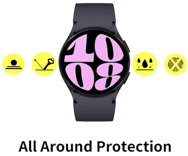 Mixblu Tempered Glass Screen Protector for Galaxy Watch
