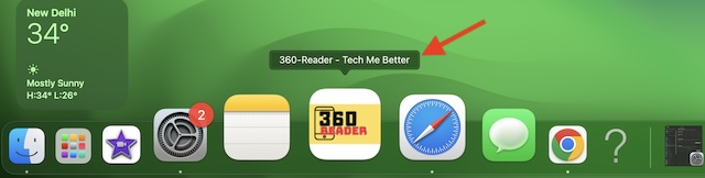 Use Add to Dock to Add a website to your Mac Dock
