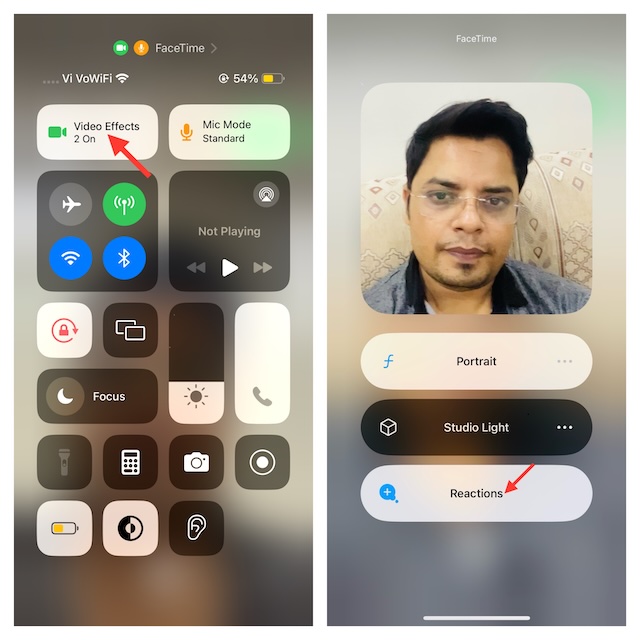 Enable or Disable FaceTime Reactions on iPhone and iPad