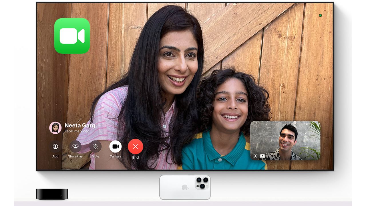 Как использовать iPhone в качестве камеры FaceTime на Apple TV в iOS 17