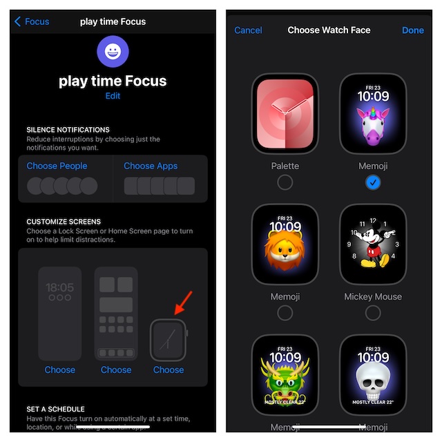 How to Link an Apple Watch Face to a Focus Mode in iOS 17