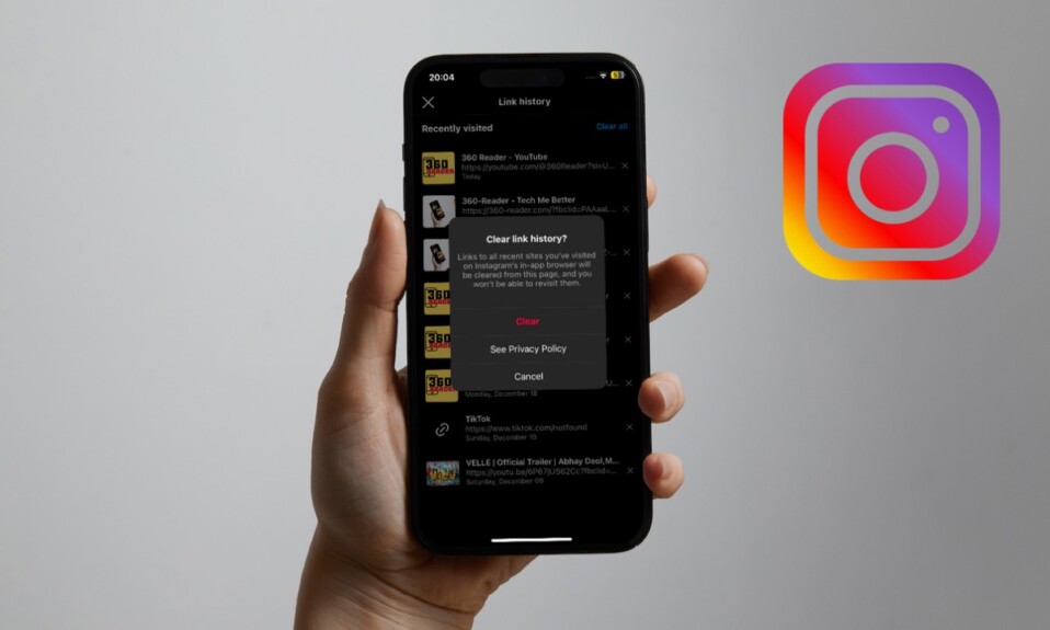 How to Clear Instagram Link History on iPhone and Android