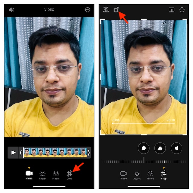 Rotate videos on iPhone and iPad