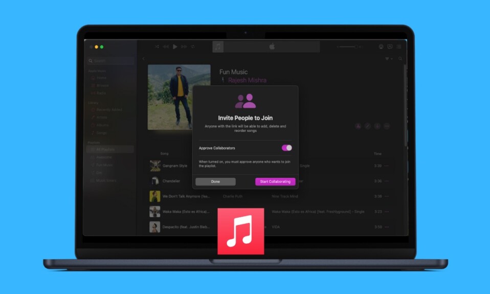 How to create and use collaborative playlist in Apple Music on Mac 1