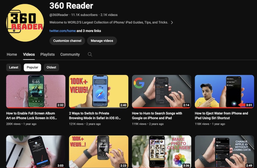 360 Reader YT
