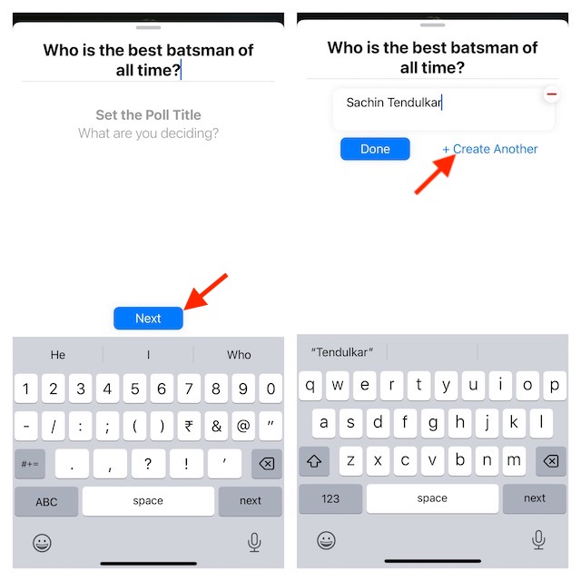 Add a poll feature to iMessage on iPhone and iPad