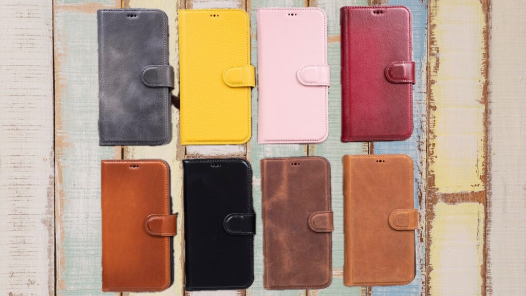 High quality leather wallet case for iPhone 15 Pro Max 1