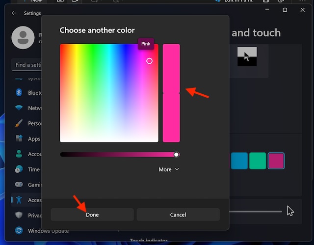 Perfectly customize the color of mouse pointer on Windows
