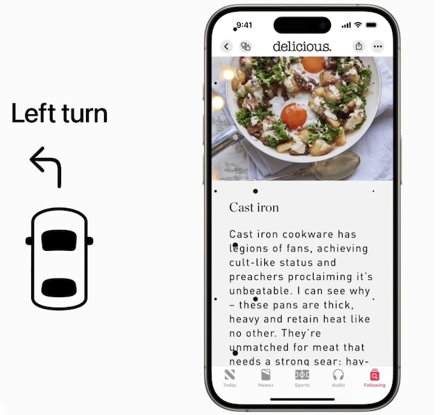 Vehicle Motion Cues in iOS 18