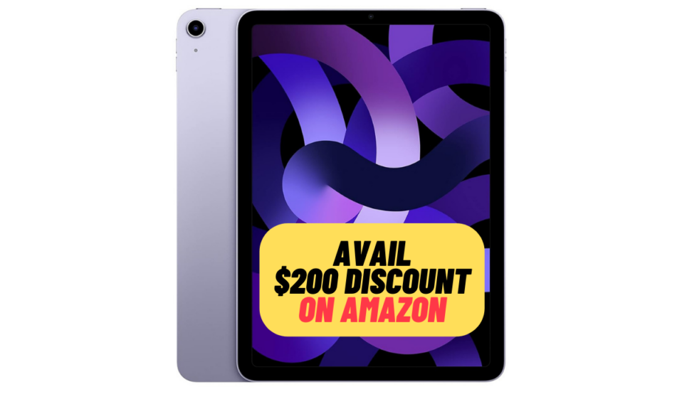 available $200 discount on iPad Air M1 models on amazon (1) copy