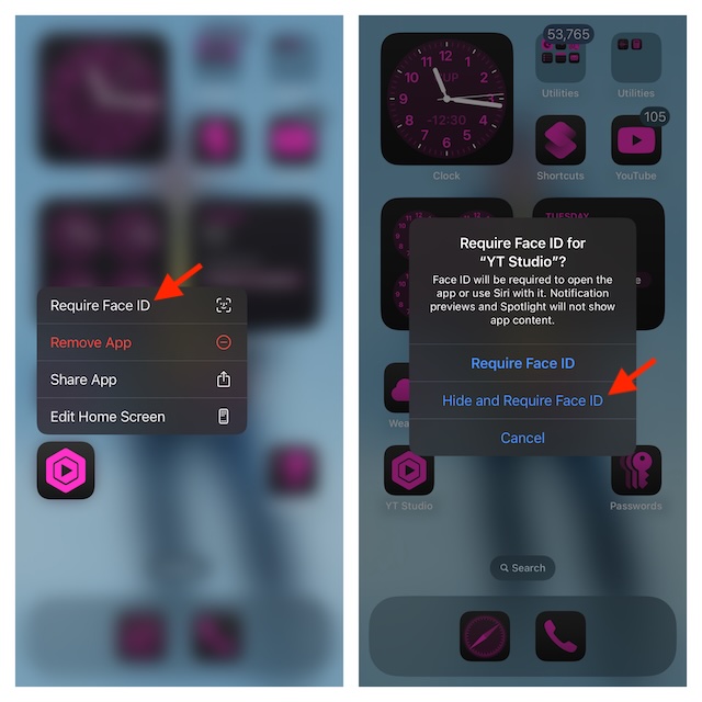 Hide iPhone apps in iOS 18