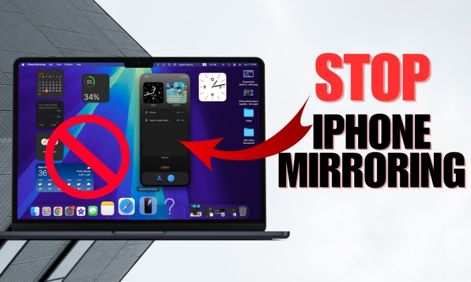 How to Permanently Stop iPhone Mirroring in macOS 15 Sequoia 1