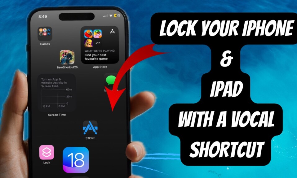 How to lock your iPhone or iPad with a vocal shortcut in iOS 18 and iPadOS 18 1