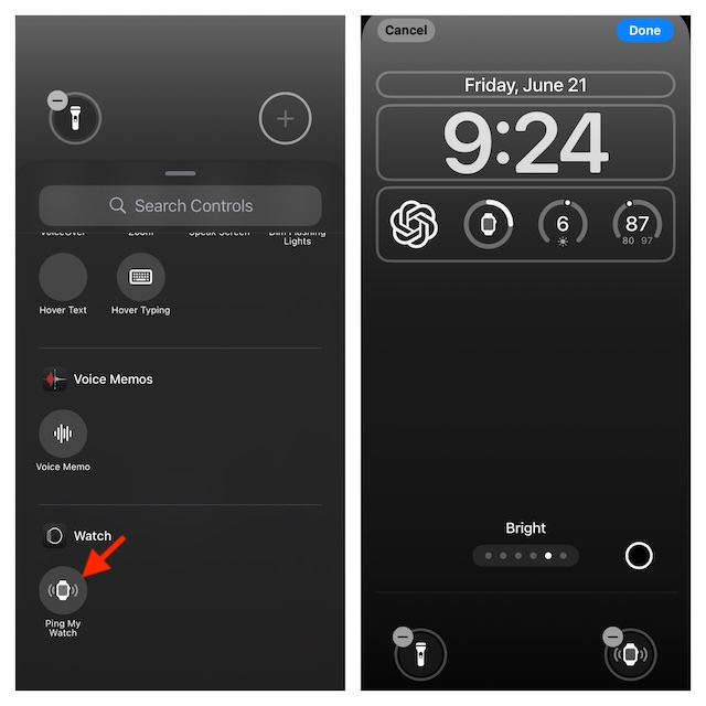 Ping Apple Watch Using Your iPhones Quick Action Button in iOS 18 1