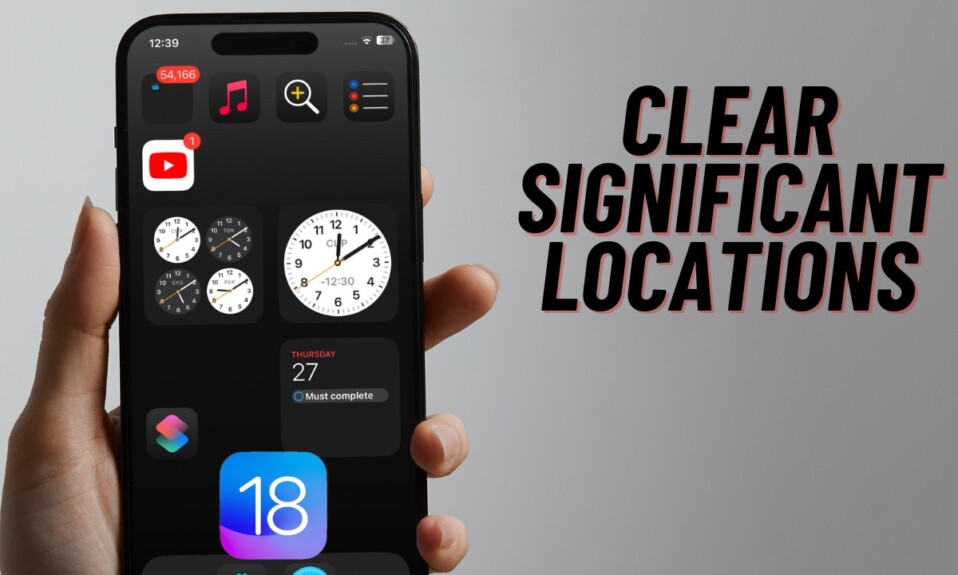 How to Clear Significant Locations on iPhone and iPad 1