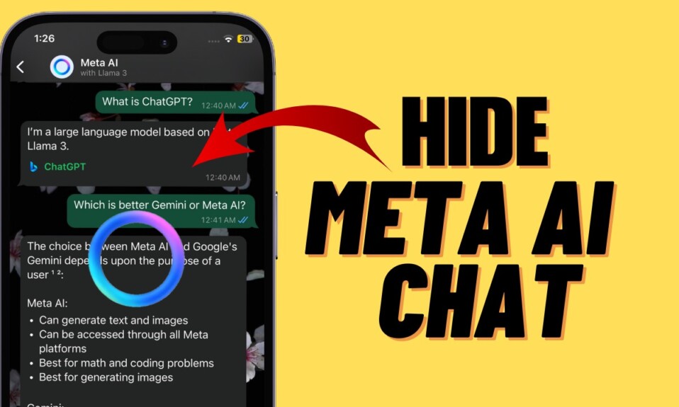 How to Hide Meta AI Chat on iPhone or Android 1